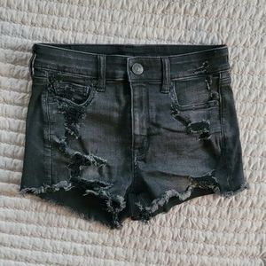 AE Black Short Shorts